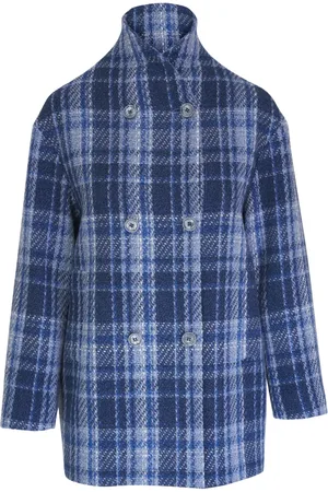 Kiton Manteau à carreaux