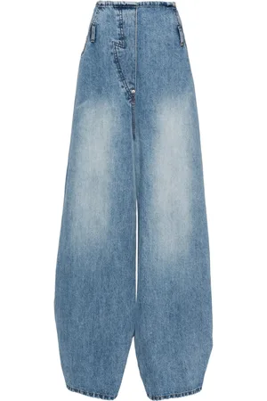 pushBUTTON Jean à coupe ample