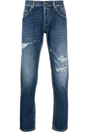 Dondup Jean slim à effet usé