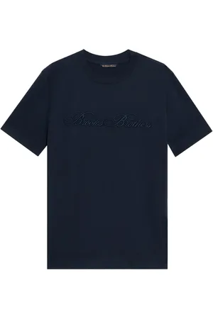 Brooks Brothers T-shirt en coton à logo brodé