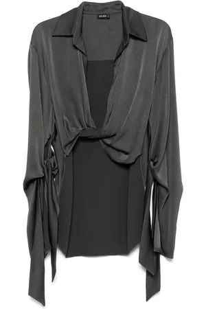 Atlein Blouse à détail torsadé