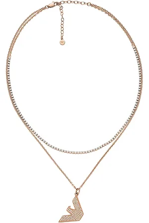 Emporio Armani Collier à breloque logo