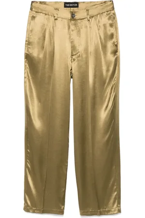 THE EDITOR Pantalon en satin