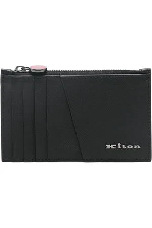 Kiton Porte-cartes en cuir