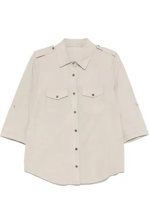 SALVATORE SANTORO Chemise en daim