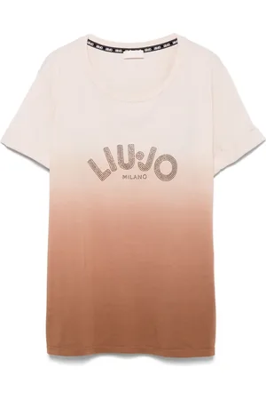 Liu Jo T-shirt à logo orné de cristal