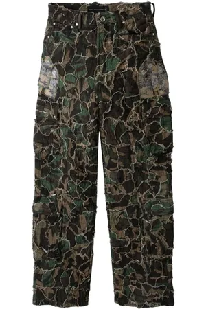 Who Decides War Pantalon cargo à motif camouflage
