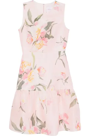 Carolina Herrera Robe à fleurs imprimées