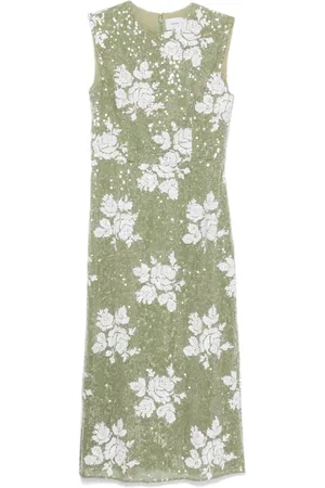 Erdem Robe sans manches à coupe mi-longue
