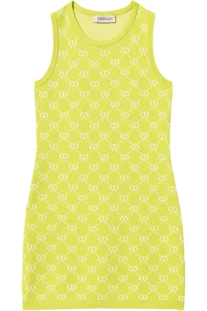 Twin-Set Robe à motif monogrammé