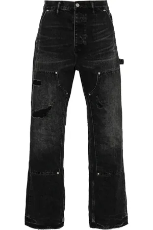 Purple Brand Jean droit à détails nervurés