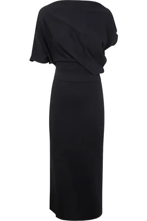 LIVIANA CONTI Robe mi-longue à design drapé