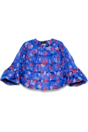 Comme des Garçons Veste à fleurs en jacquard