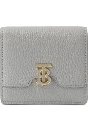 Burberry Portefeuille en cuir à fini grainé TB