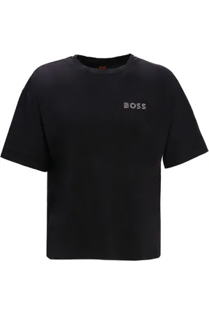 HUGO BOSS T-shirt à logo strassé