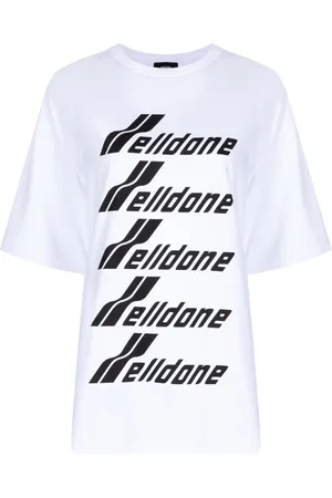 We11 Done T-shirt à logo imprimé