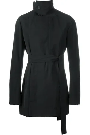 Rick Owens Manteau à col montant
