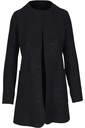 Kiton Manteau à sequins brodés