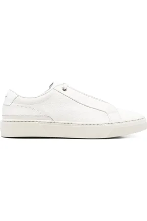 HUGO BOSS Baskets en cuir grainé à lacets