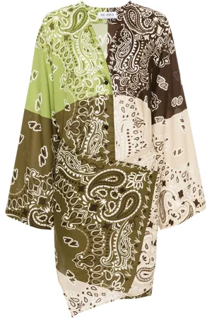 The Attico Robe courte à motif cachemire