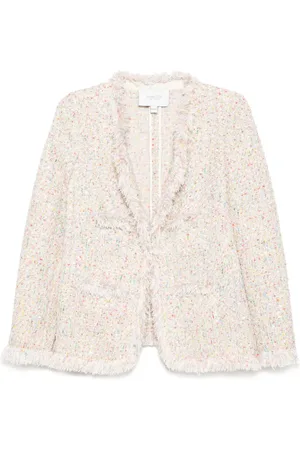 Giambattista Valli Veste en tweed à bords francs