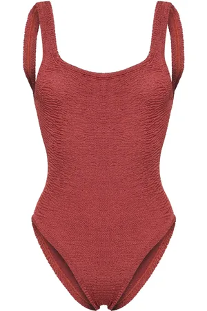 Hunza G Maillot de bain à encolure carrée