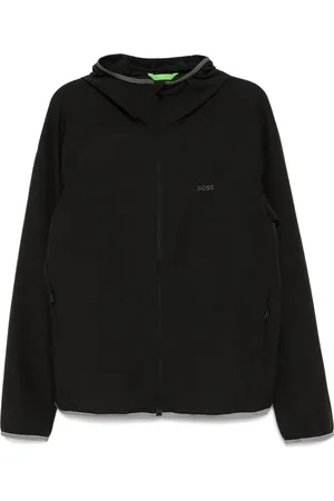 HUGO BOSS Veste imperméable zippée à bords contrastants