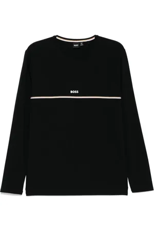HUGO BOSS T-shirt manches longues à logo imprimé