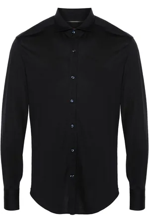 Brunello Cucinelli Chemise en jersey à col italien