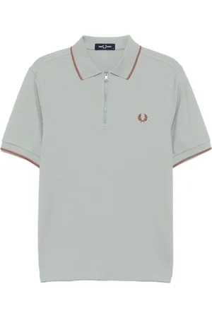 Fred Perry Polo texturé à col zippé