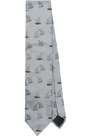 Lanvin Cravate en soie à motif en jacquard