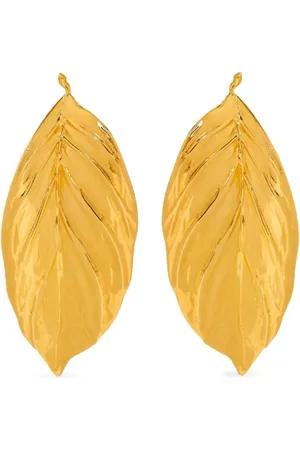 Oscar de la Renta Petites créoles Leaf