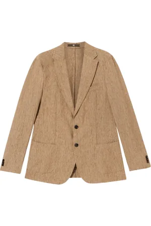 Brooks Brothers Blazer en lin à simple boutonnage