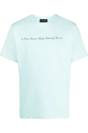 Throwback. T-shirt en coton à slogan imprimé