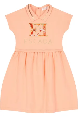 Escada Robe imprimée à détail de col