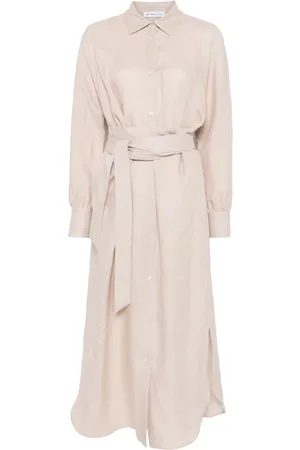 Manuel Ritz Robe-chemise longue en lin