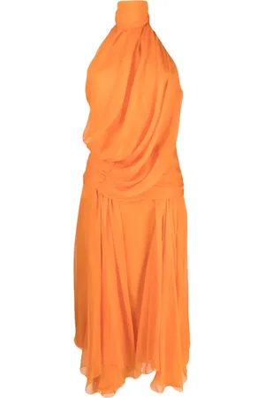 Alberta Ferretti Robe drapée à dos-nu