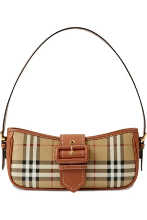 Burberry Sac porté épaule à motif Vintage Check