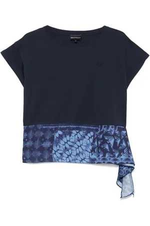 Emporio Armani T-shirt à détail drapé