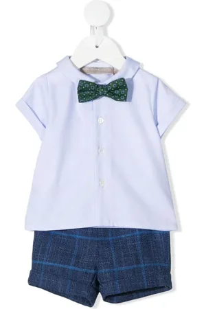 LA STUPENDERIA Ensemble short-haut Tommaso en coton