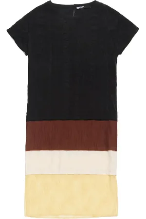 Bimba y Lola Robe mi-longue à empiècements