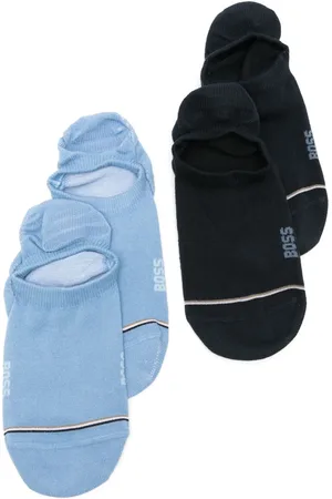 HUGO BOSS Lot de 2 paires de chaussettes à logo intarsia