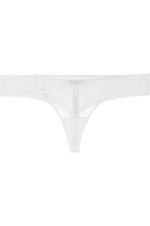 La Perla String à fleurs brodées