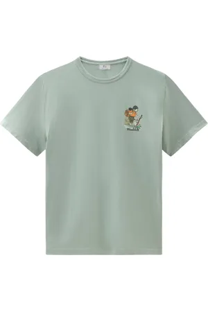 Woolrich T-shirt en coton à imprimé graphique