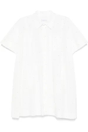 Manuel Ritz Robe-chemise satiné à ornements strassés