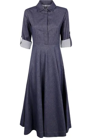 LIVIANA CONTI Robe en jean à coupe mi-longue