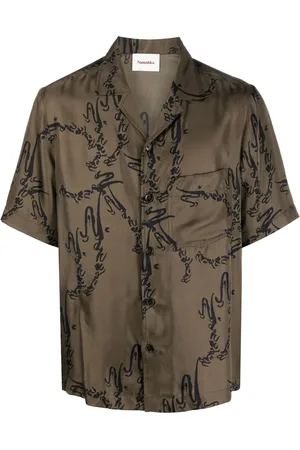 Nanushka Chemise imprimée Bodil en soie