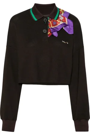 Kolor Polo à détail de foulard