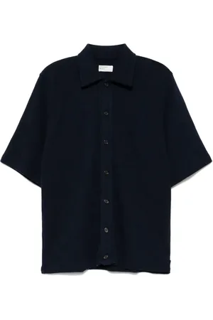 Universal Works T-shirt en maille damier