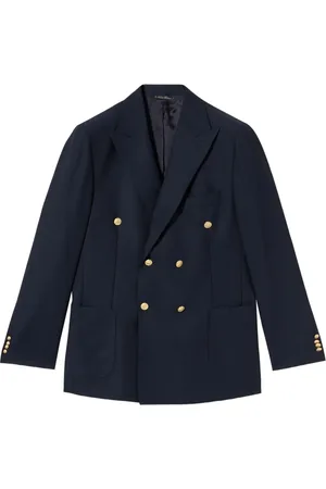 Brooks Brothers Blazer en laine vierge à simple boutonnage
